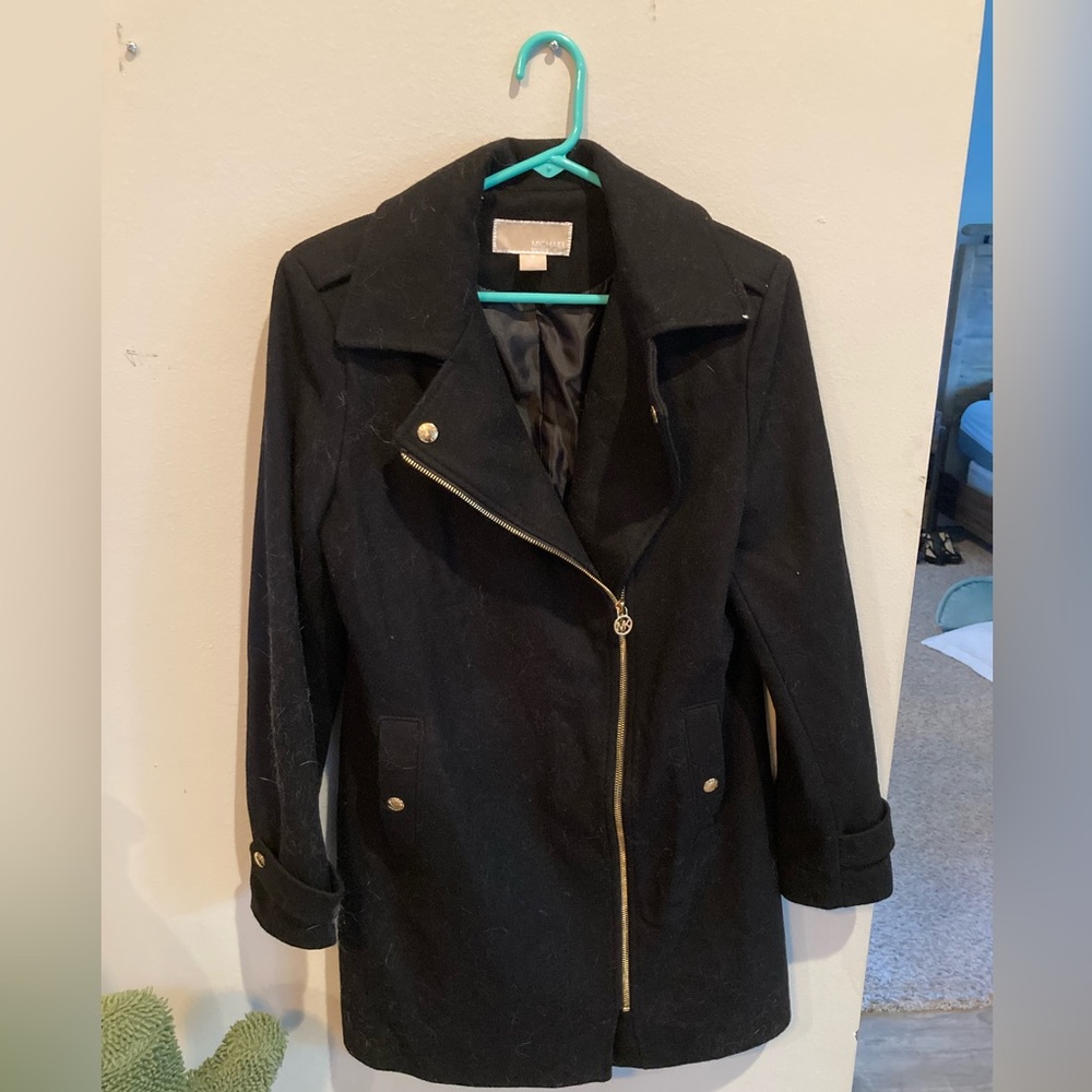 Black Micheal Kors Peacoat